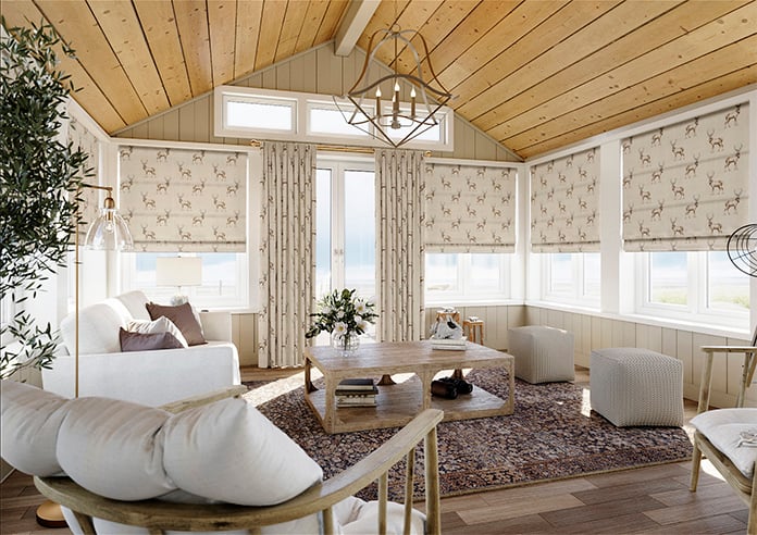 Glencoe, Natural - Roman Blind - Image 7